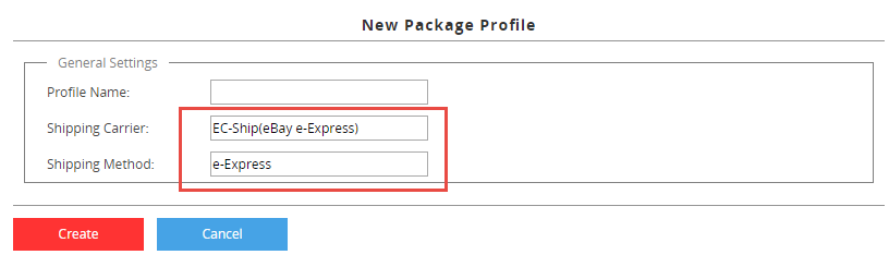 How to add shipping channel for eBay e-Express & EC-Ship